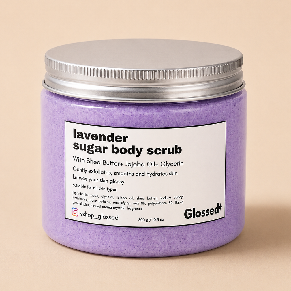 Lavender body scrub