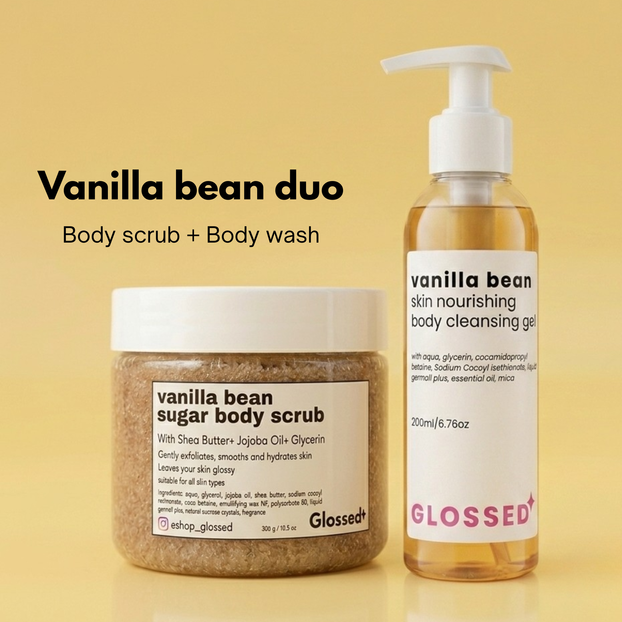 Vanilla bean duo