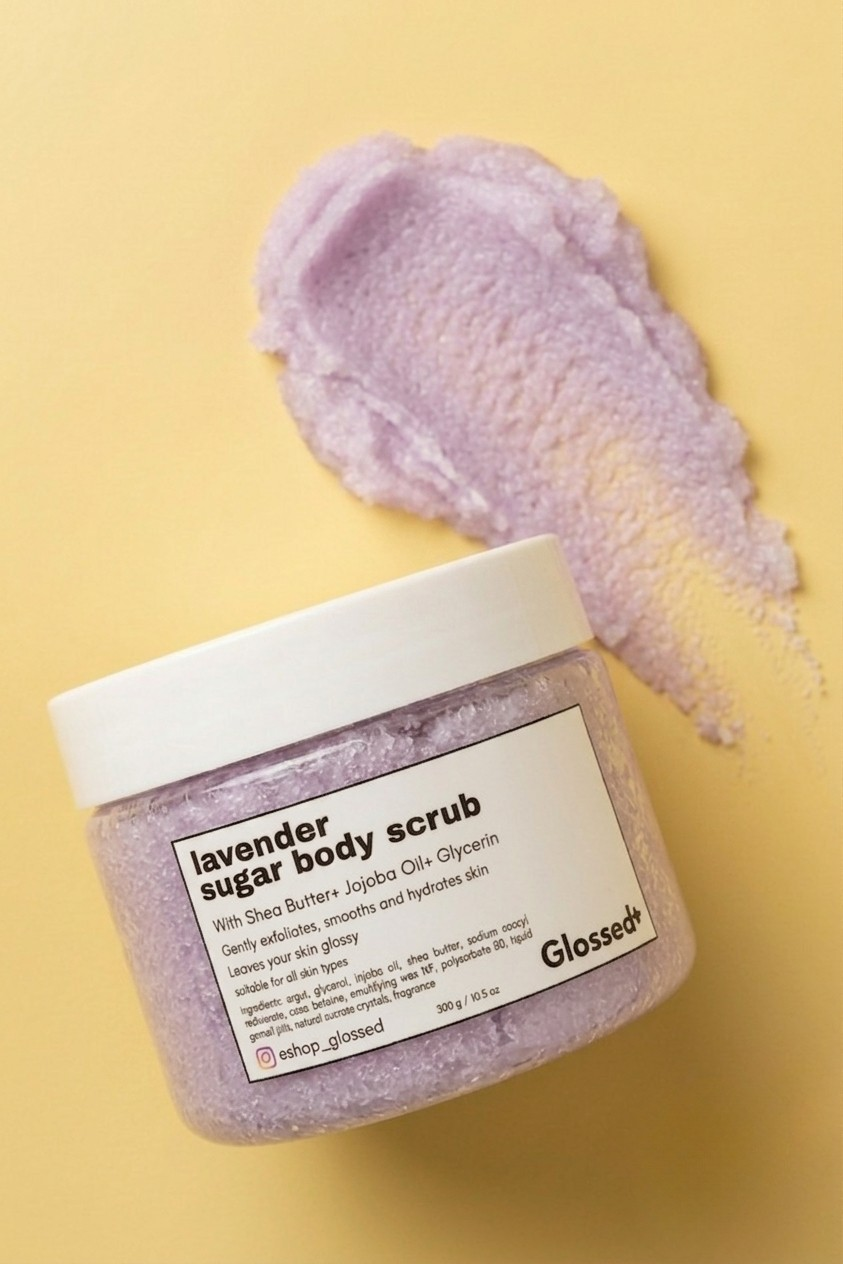Lavender body scrub