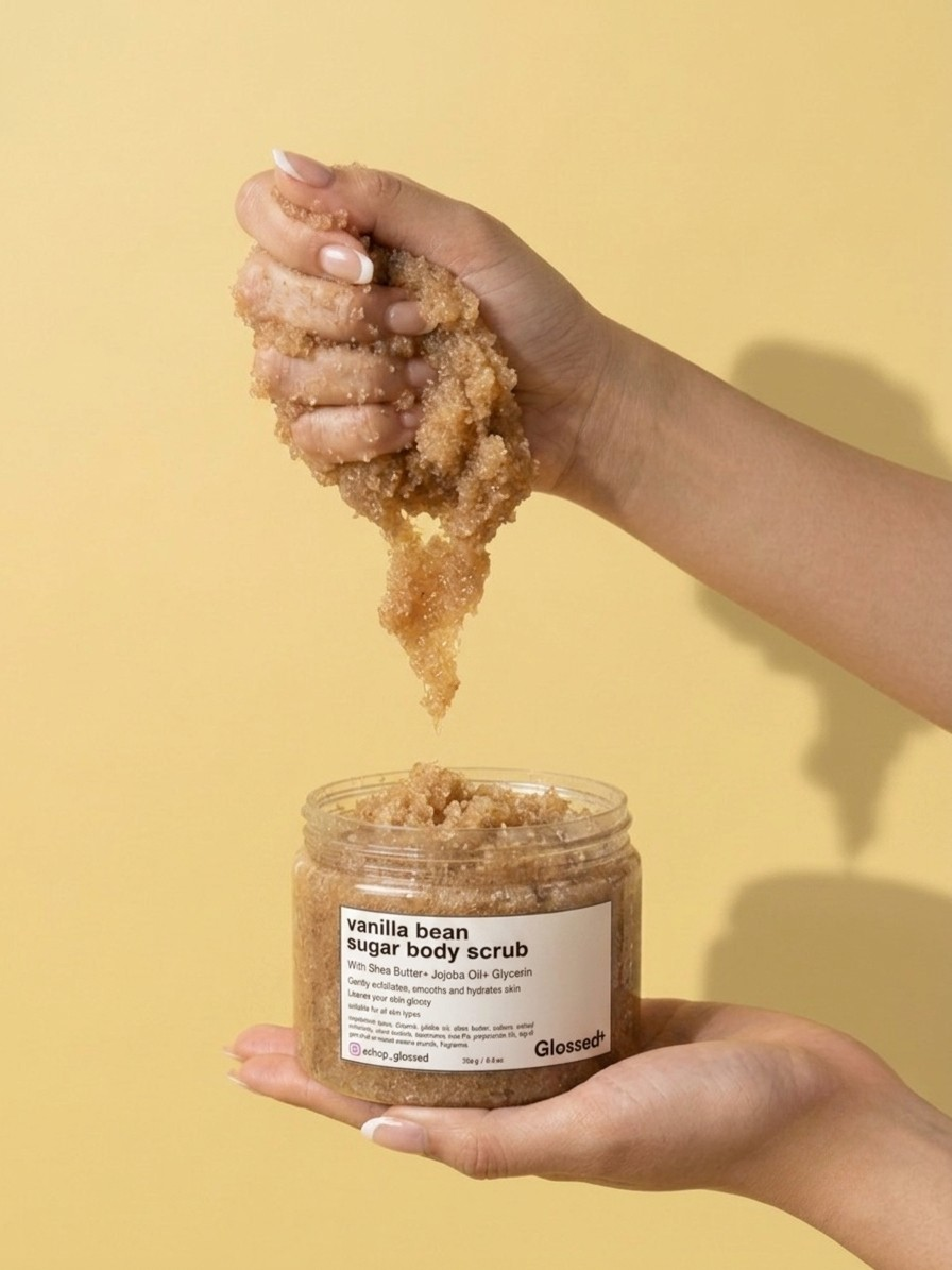 Vanilla bean body scrub