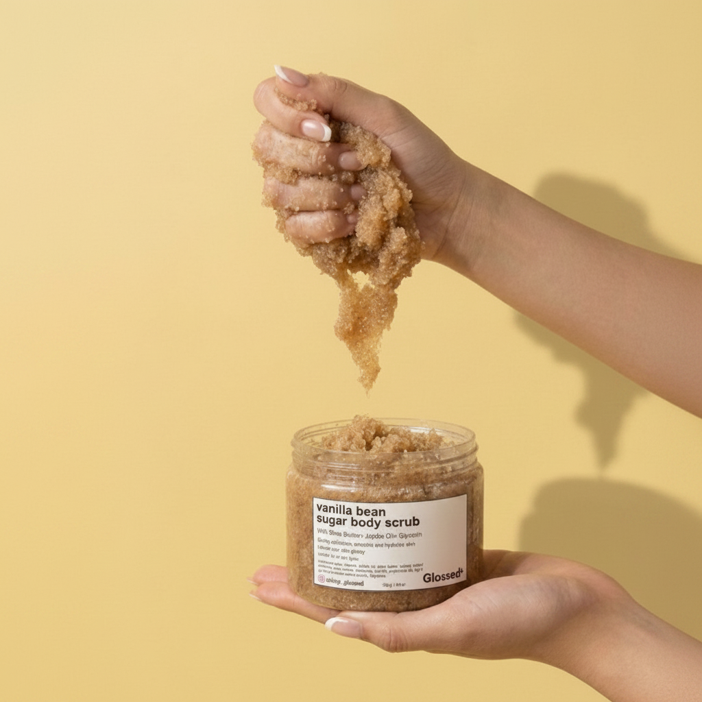 Vanilla bean body scrub