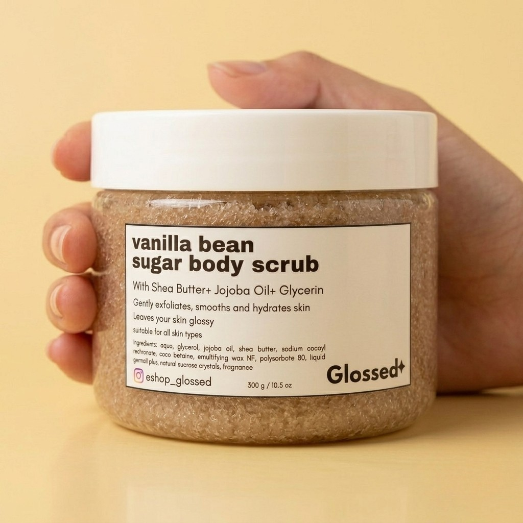 Vanilla bean body scrub