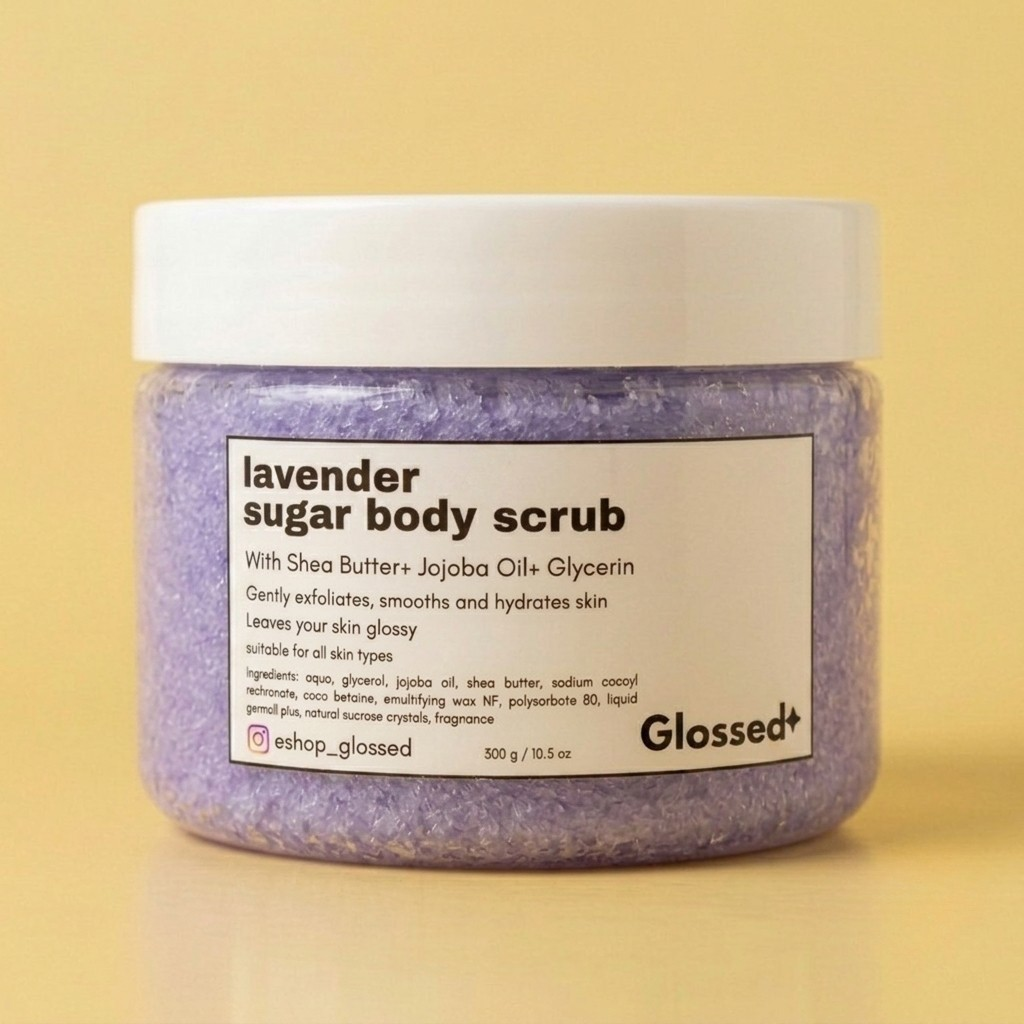 Lavender body scrub