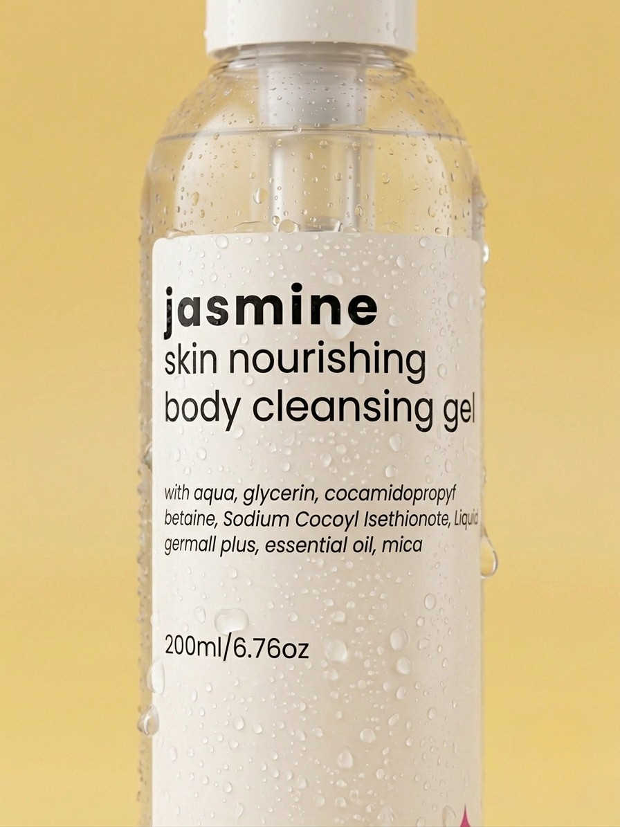 Jasmine glycerin infused body cleansing gel