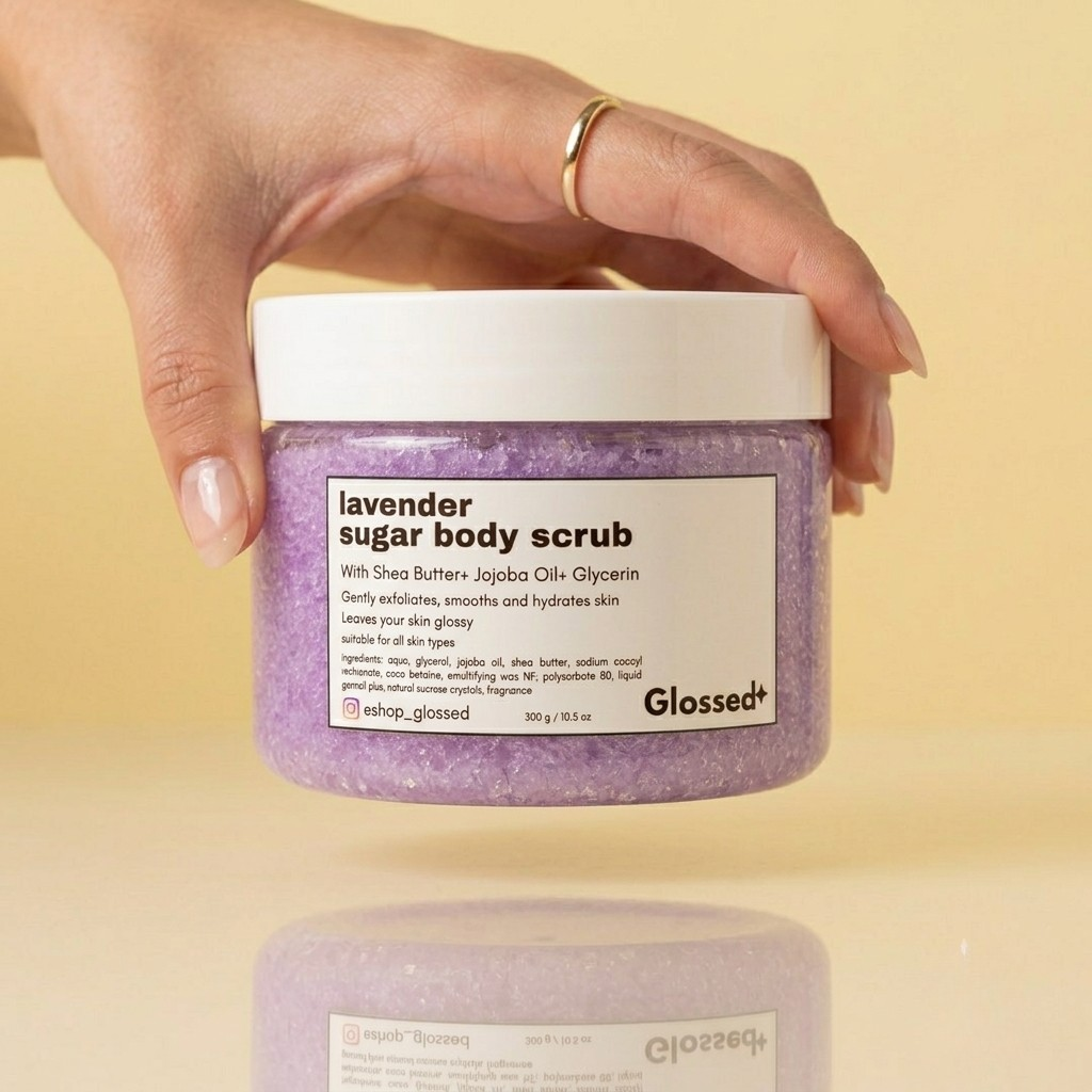 Lavender body scrub