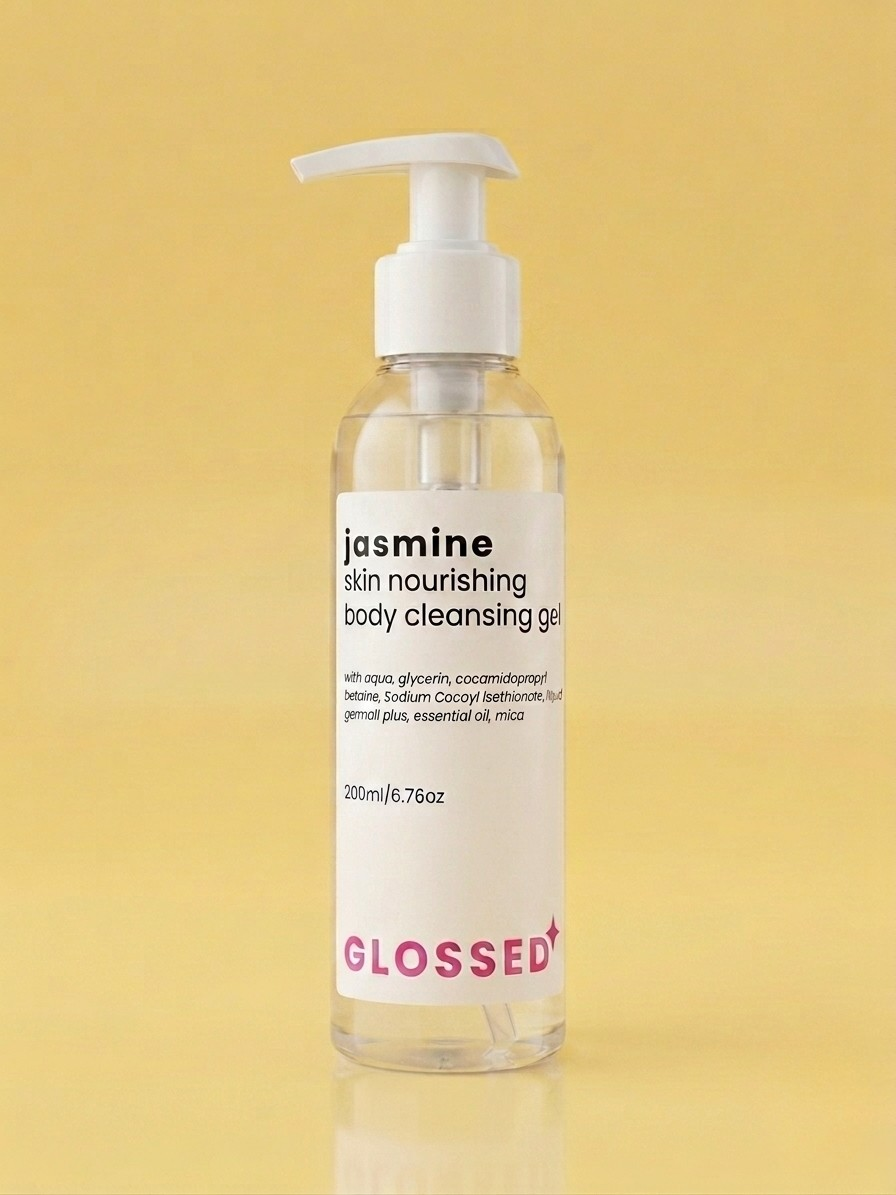 Jasmine glycerin infused body cleansing gel