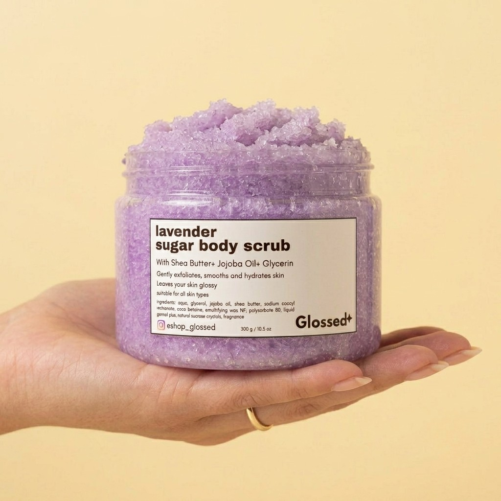 Lavender body scrub