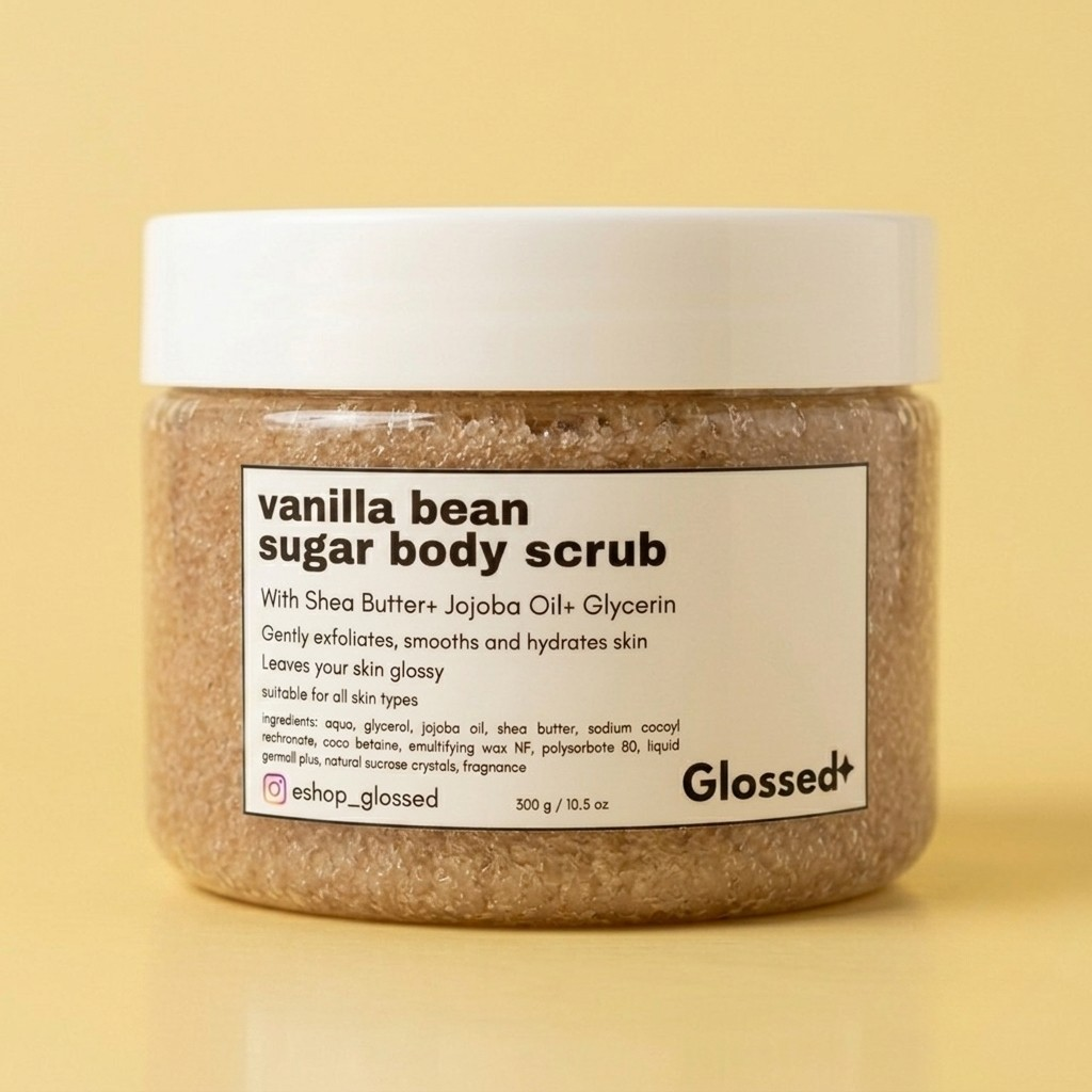 Vanilla bean body scrub