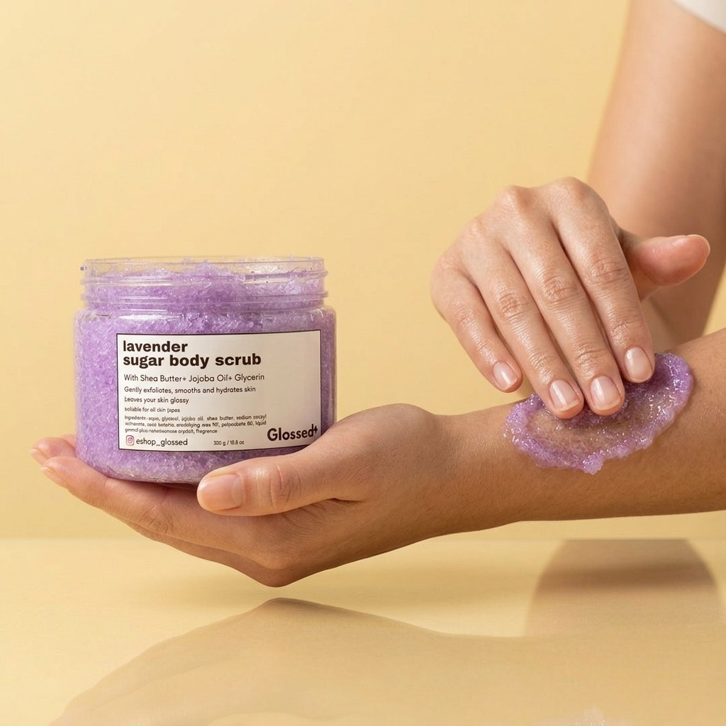 Lavender body scrub